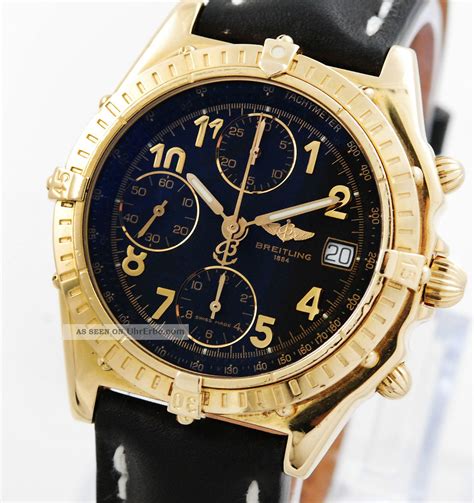 breitling chronomat 18 karat gold antique|Breitling Chronomat 44 stahl gold.